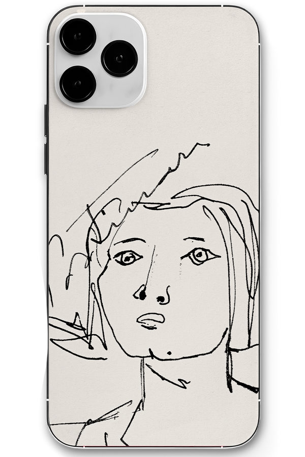Capa Estampada Cabeça de Moça