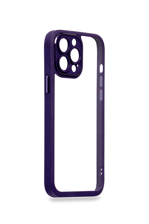 Capa Anti-impacto Turbo Proteção roxa | iPhone 13 Pro Max