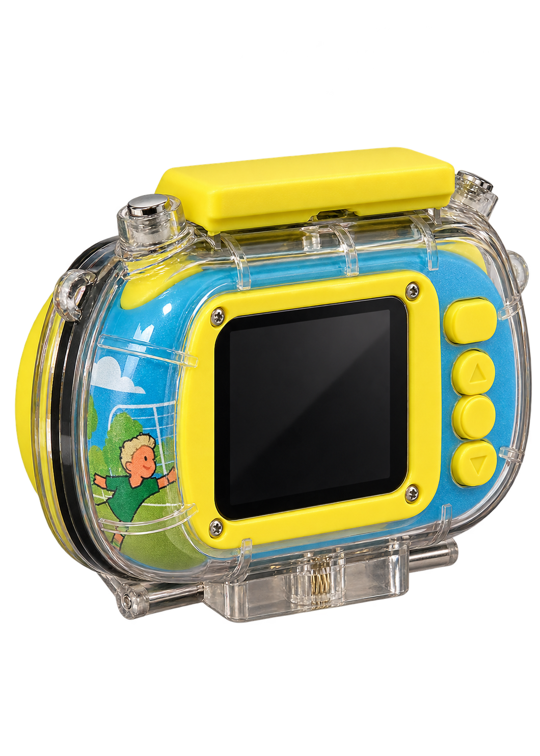 Câmera Infantil Amarela — visor