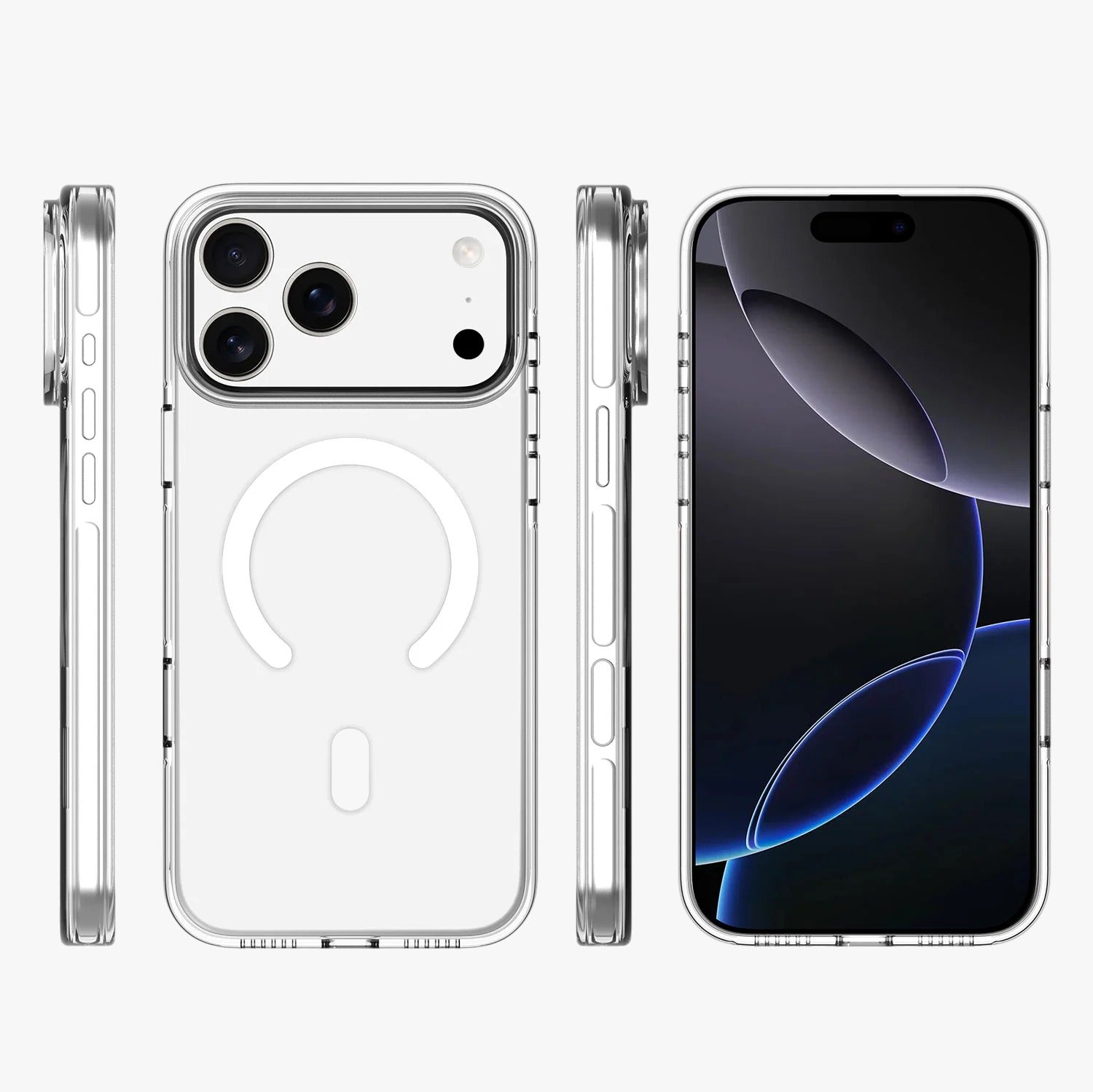 Capa New Kristal Magsafe | Iphone 17 Pro