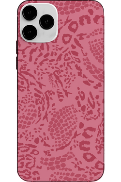 Capa Animal Print rosa