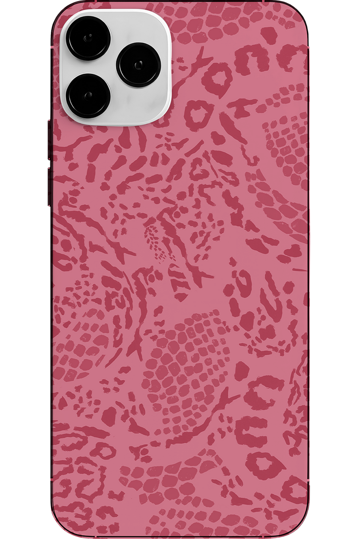 Capa Animal Print rosa