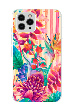 Capa Floral Aquarela