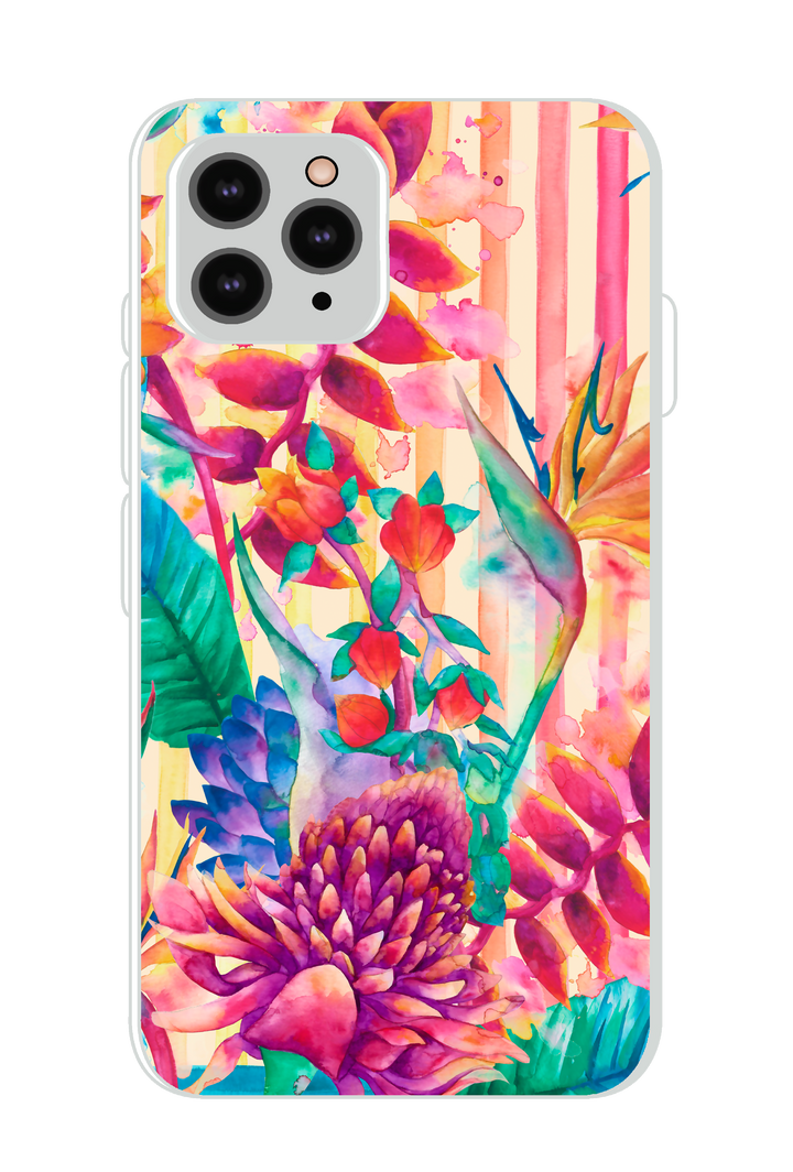 Capa Floral Aquarela