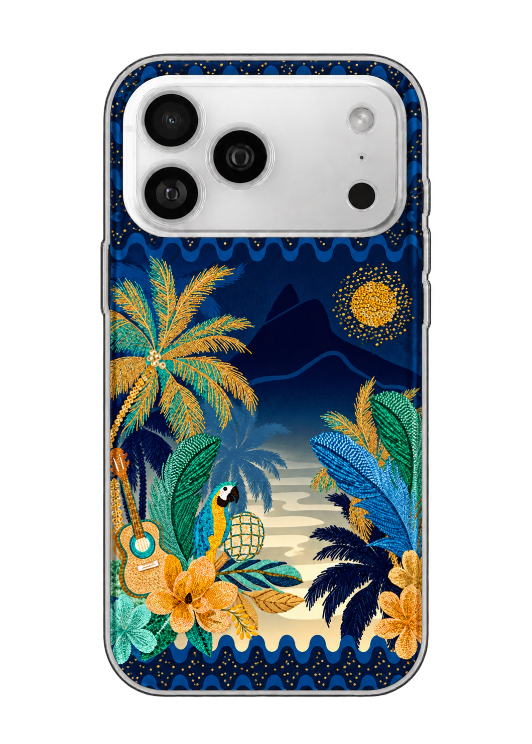 Capa anti-impacto estampada Encanto Carioca
