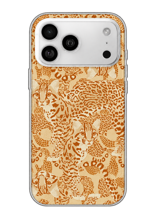 Capa Estampada Jaguatirica do Cerrado Caramelo