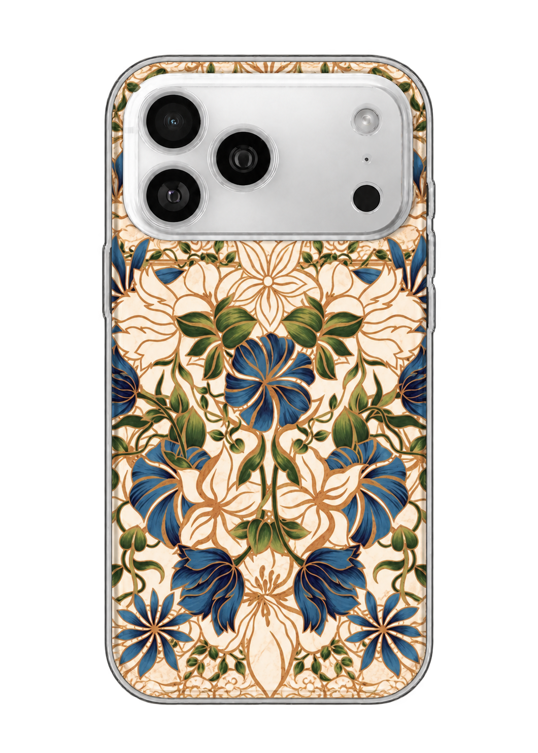 Capa anti-impacto estampada Marble Flowers