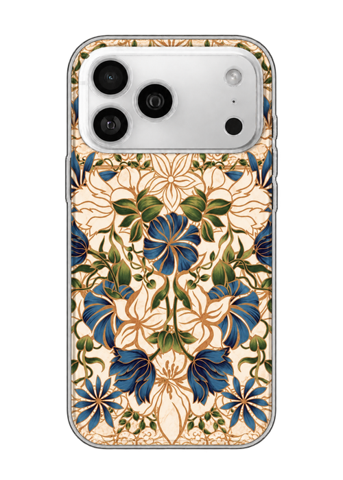 Capa Estampada Marble Flowers