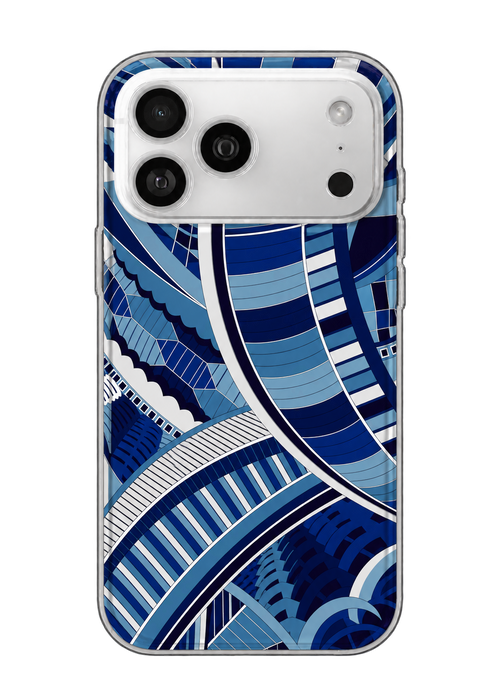 Capa Estampada Modern Dubai Azul