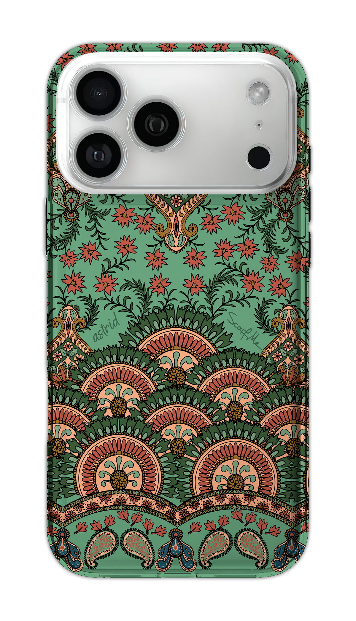 Estampa Oriental Astrid Verde