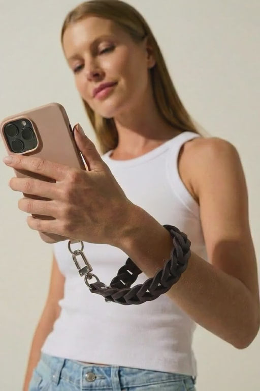 Alça de Pulso Couro Wave