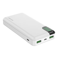 POWER BANK GEONAV 2 SAÍDAS USB + 1 USB-C